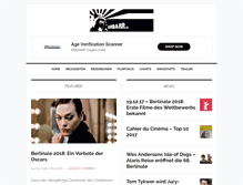 Tablet Screenshot of filmmagazin.groarr.ch